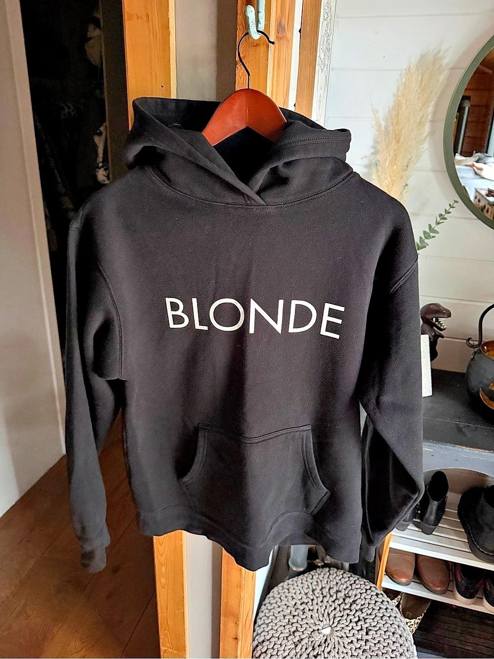 Brunette The Label The BLONDE Classic Hoodie Black Size S/M